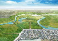 City with a green heart